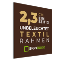 Textilspannrahmen  unbeleuchtet 2,3-1S