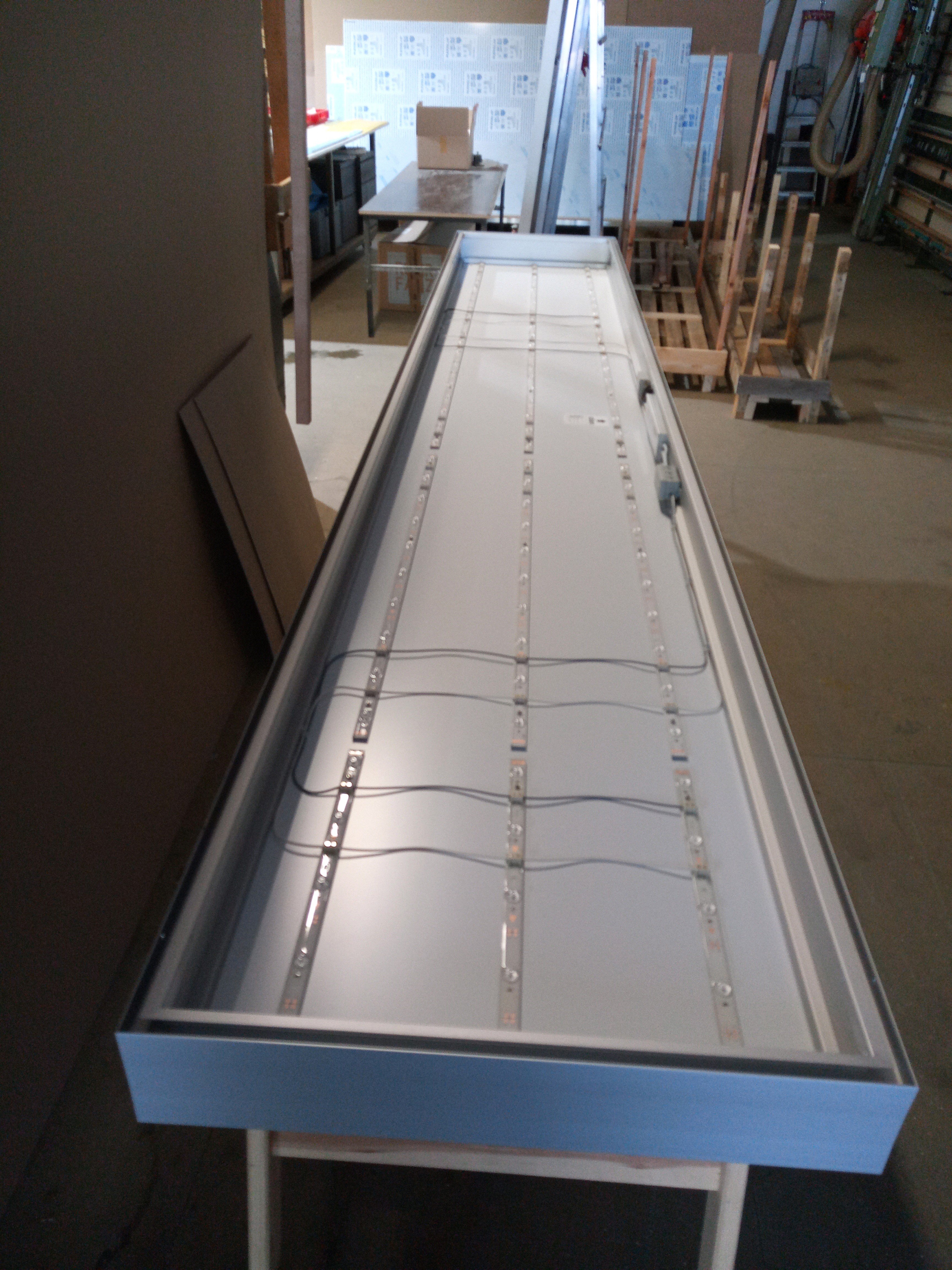LED Leuchtkasten Vollacryl Tiefe 15cm einseitig