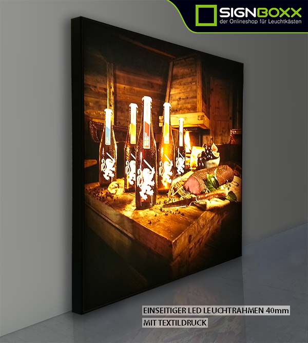 LED Leuchtkasten A5 Werbedisplay - Doppelseitige Menütafel Mit Schwarzem Rahmen Für Restaurant & Bar